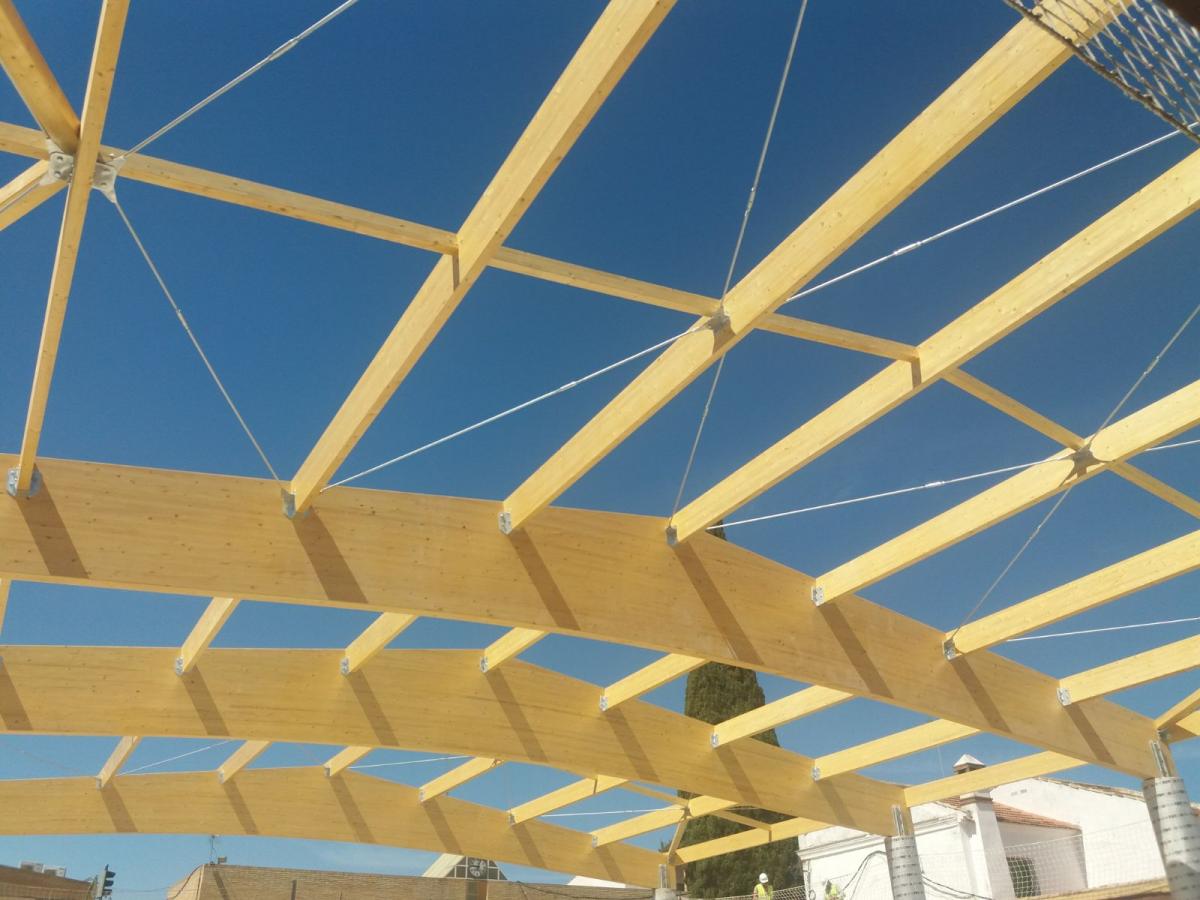 Cubierta a dos aguas EJESTRU